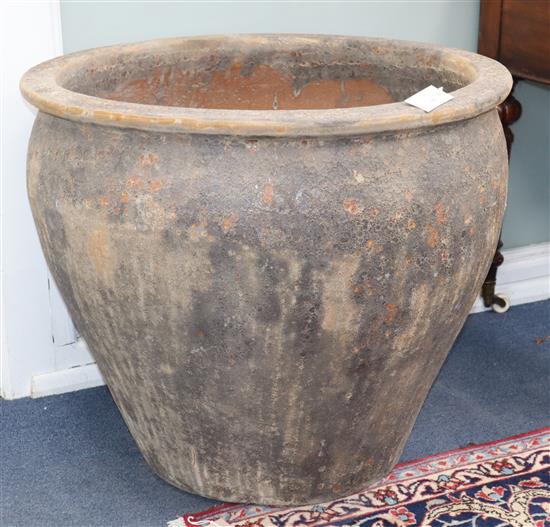 A large garden planter W.69cm